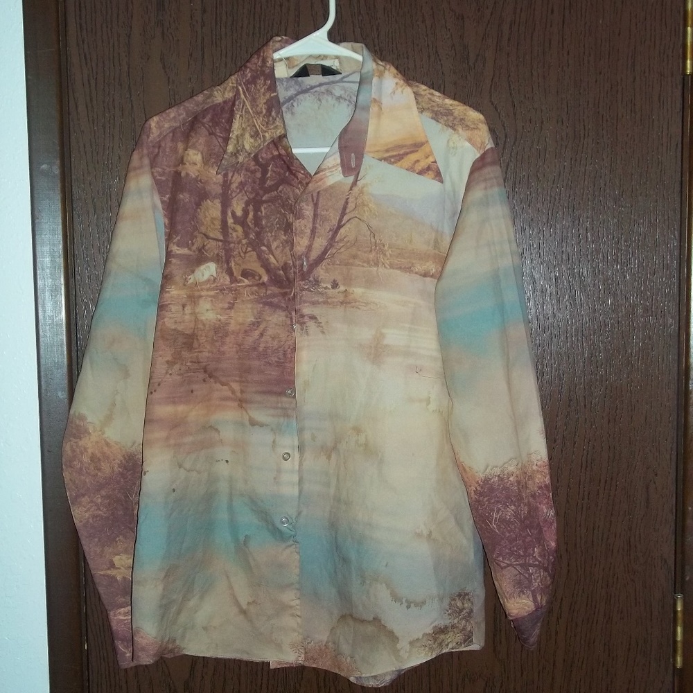 Vintage 1970's Chemise et Cie Men's Shirt.